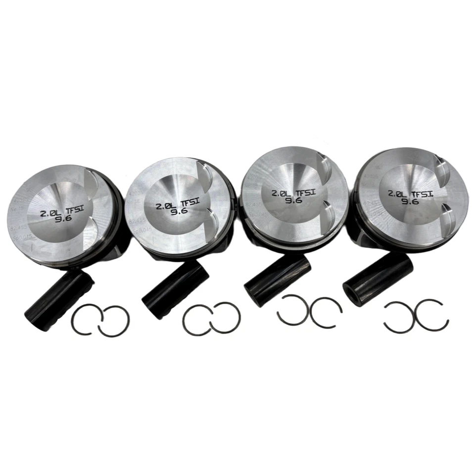 Conjunto de 4 pistones y anillos STD para VW GTI Tiguan AUDI A4 2.0 TFSI 06H107065DM Foto 3 de 4