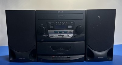 Craig CMC-43105CDR Stereo System 3-CD Changer + Speakers (Tape Not Working)