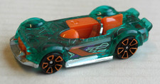Hot Wheels Monteracer grün transparent/orange X-Raycers Auto Car Mattel HW Toy