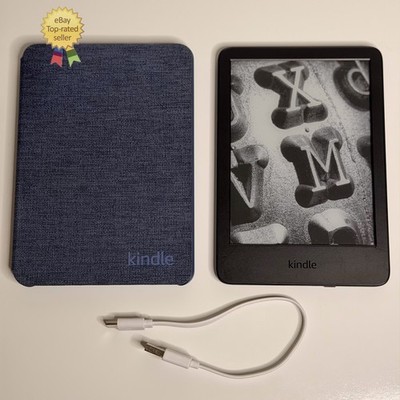⚡️Amazon Kindle 2024 Release 11th Gen 16GB WiFi Black Bundle