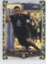 2014 Topps Chrome STS Camo Refractor 107/499 Scott Crichton #176 11pj