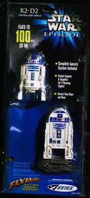 Estes R2-D2 Star Wars Episode I Flying Model Rocket Starter Launch Kit EST 1844