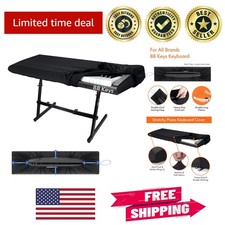 88 Keys Spandex Piano Keyboard Dust Cover with Cord Lock - Ultimate Protection