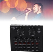 Live Broadcast Sound Card 112 Kinds of Electric Sound Support for Dual Mobile