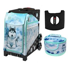 Zuca Sport Bag - Husky with Lunchbox and Seat Cover Black Frame 