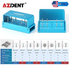 Dental Zirconia Diamond Bur / Diamond Zirconia Finishing Kit &Box FG Polishing