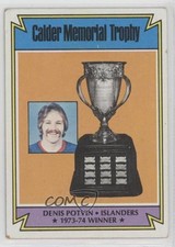 1974-75 Topps Denis Potvin Calder Memorial Trophy #252 HOF 0u2j