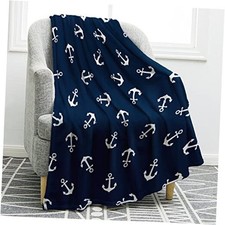 Nautical Anchor Blanket Gifts for Men Women Kids Boys Birthday 50"x60" Color6