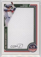 2022 Panini USA Baseball Stars & Stripes Jumbo Relics 54/143 Reggie Crawford 4d3