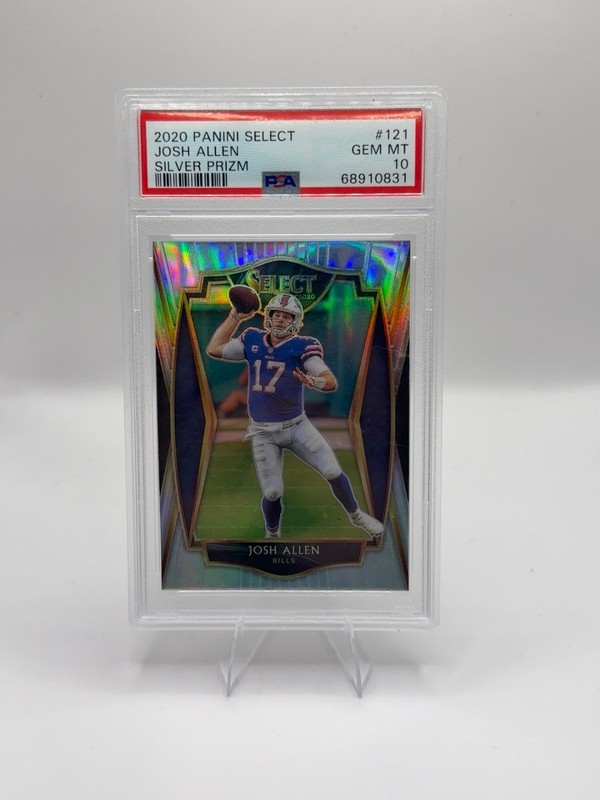 2020 Panini Select - Premier Level Josh Allen #121 Silver Prizm