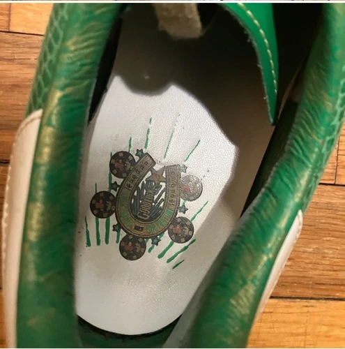 Adidas Gilbert Arenas Las Vegas Superstar 1 Lux Size 13 Men's Green #0463882 - Picture 2 of 7