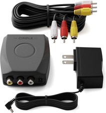 - RF Modulator for TV - RCA Composite to Coaxial Adapter with A/V Cable