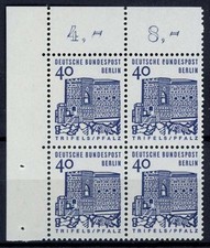 Berlin Nr. 245 postfrisch Eckrandviererblock Ecke 1 ungefaltet 480