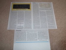 Nakamichi DRAGON Cassette Review, 3 pgs, 1983,Full Test 3 Head Legend Info