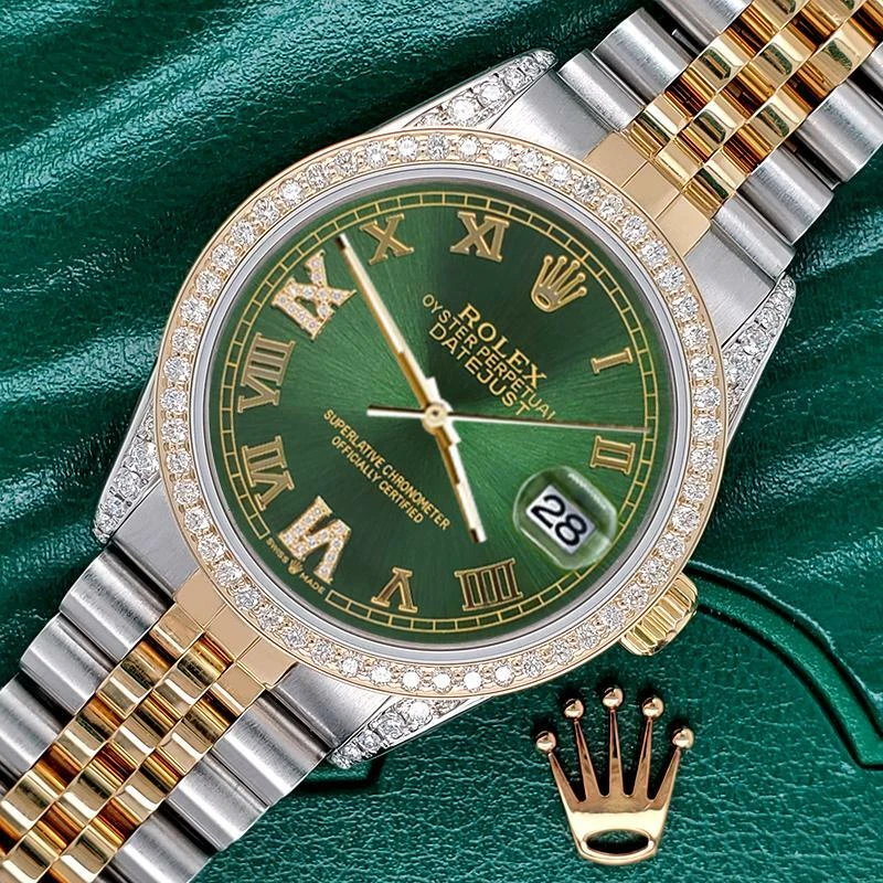 Rolex oyster perpetual 2 tone sale