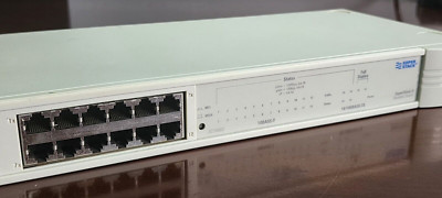 3COM Superstack II Switch 320 12-Port 10/100 RJ-45 Network Equipment 3C16460