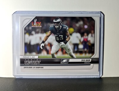 Zach Baun 2024 Panini Super Bowl LIX Champions NFL #19 Football Card Eagles