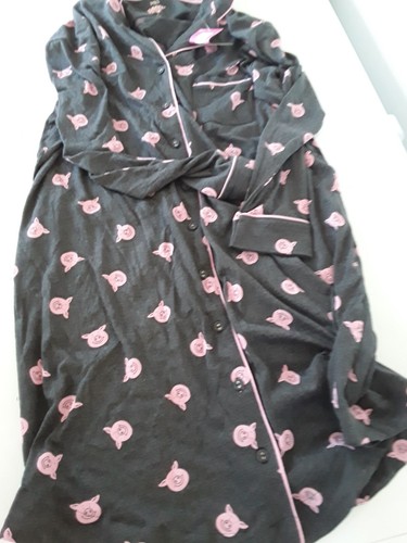 BRAND NEW WOMEN GREY MIX COLOUR NIGHTSHIRT SIZE 12 - Picture 4 of 24
