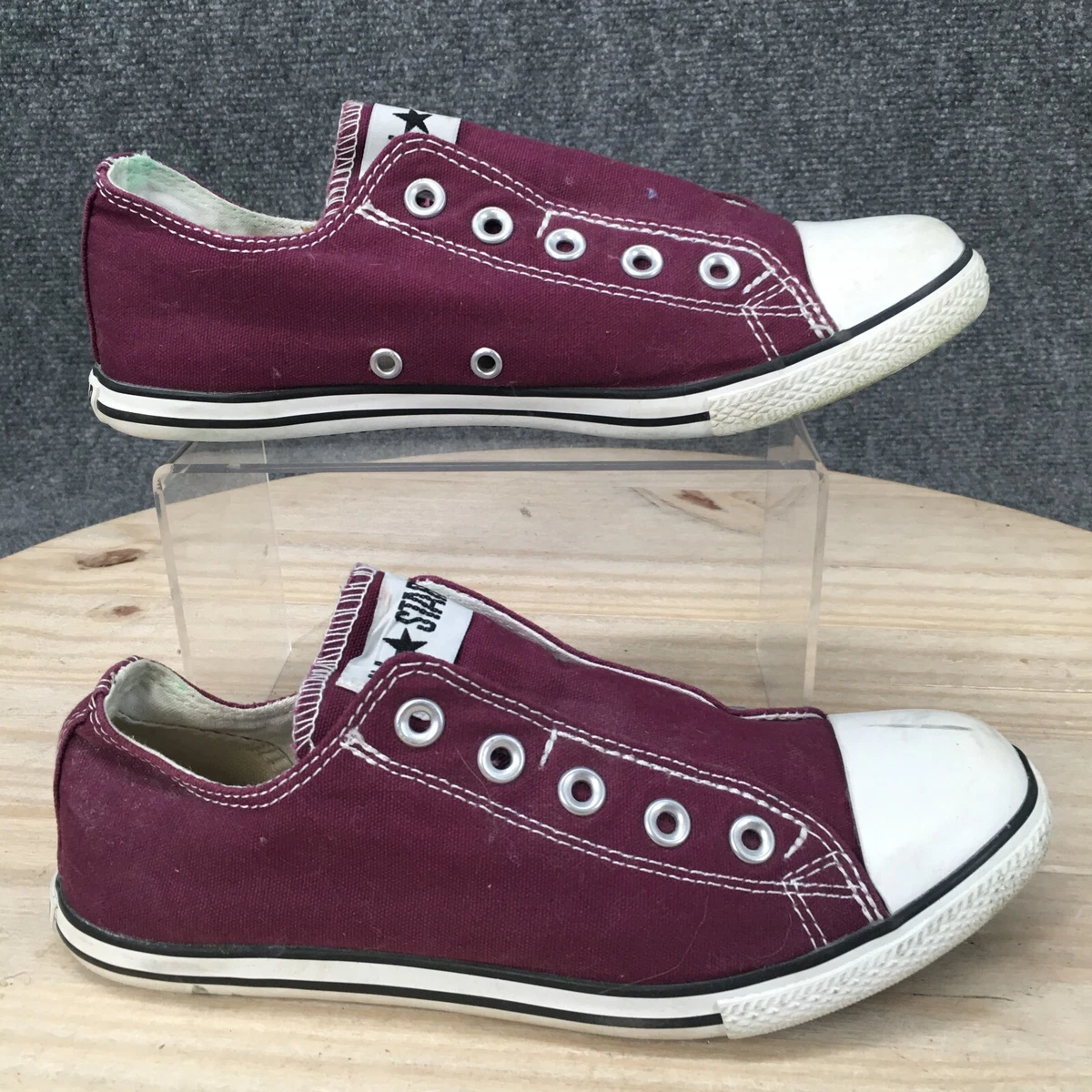 converse with purple bottom