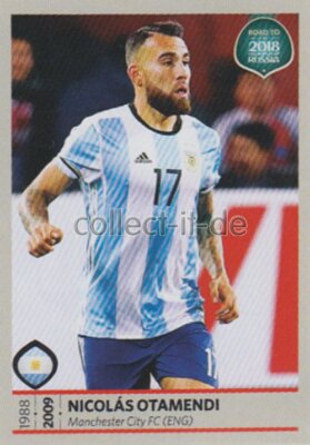 Road to WM 2018 Russia - Sticker 275 - Nicolas Otamendi