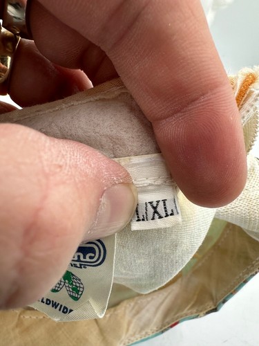 VTG Steve Miller Band 80s 90s All Over Print Guitar Hat L/XL winterland elastic - Picture 2 of 6