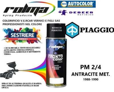 PIAGGIO PM 2/4 ANTRACITE MET SPRAY 400ML