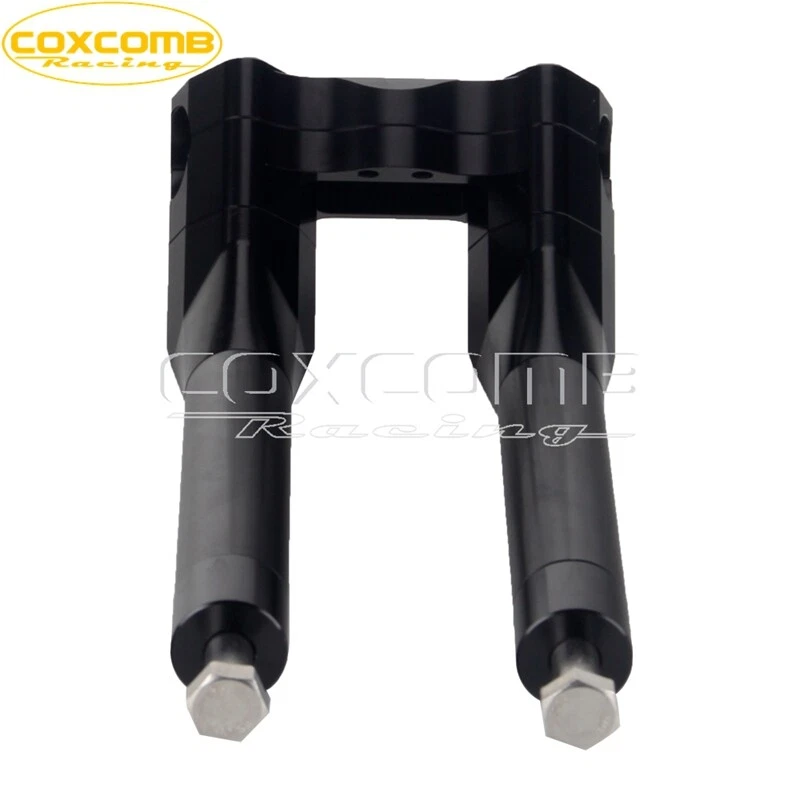 Kit elevador de manillar modular de elevación de barra estilo MX de 1-1/8"" + 1"" para Harley Softail Foto 4 de 4