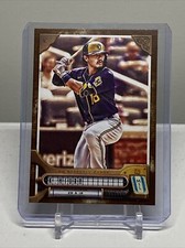 2022 Gypsy Queen Base Burnt Umber #166 Keston Hiura # 49/399 - Milwaukee Brewers