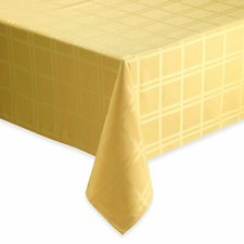 Origins Yellow Tablecloth Fabric Spill Leak Proof Summer Spring 70 Rd Easter