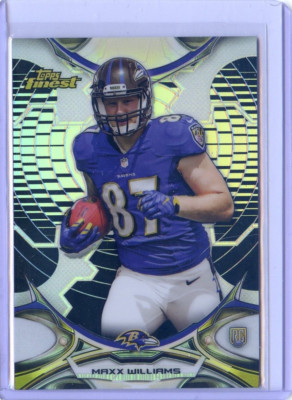 2015 Topps Finest Refractor NO. 144 Maxx Williams - Baltimore Ravens RC