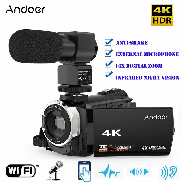 Professional 4K 1080P Ultra HD 48MP 16X ZOOM Digital Video Camera Camcorder IR eBay