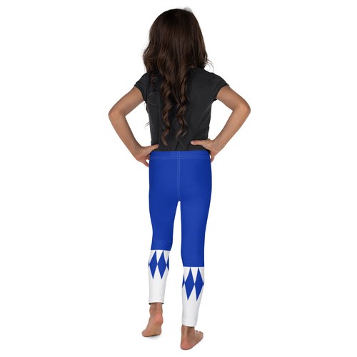 Fighter Blue Halloween Costume Leggings Childs Pants Cute Holiday Kids Clothing - Picture 3 of 21