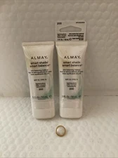 2x Almay Smart Shade Smart Balance Makeup Foundation #200 Light/Medium