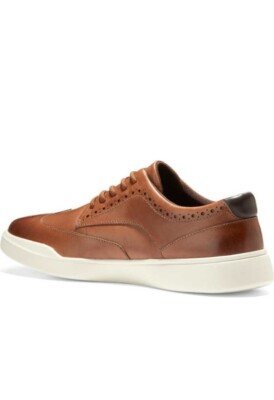 Cole Haan Grand Crosscourt II Mens Leather Wingtip Oxford Dress Shoes Tan 9M Cole Haan Grand Crosscourt II Mens Leather Wingtip Oxford  main image 4