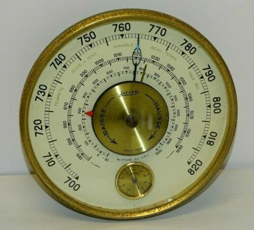 Instruments de mesure de collection baromètre en laiton