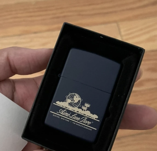 Aime leon dore Zippo Unisphere Navy lighter ALD | eBay