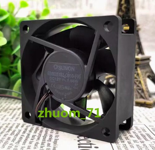 1PC SUNON EB60251S1-Q010-F99 6025 12V 1.56W 6CM Magnetic levitation bearing fan - Picture 2 of 5