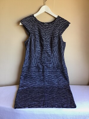 Womens Ann Taylor Navy Blue Sleeveless Business Casual Knee Length Dress Size 6 | eBay Womens Ann Taylor Navy Blue Sleeveless Business Casual Knee Length Dress Size 6 | eBay