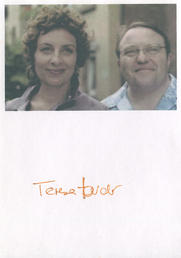 TERESA HARDER Autogramm orig. dt. Schauspielerin, Welle, Ewige