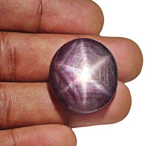 AIGS Certified SIERRA LEONE Star Ruby 71.24 Cts Natural Untreated Oval - Image 2 of 3
