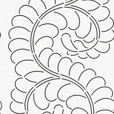 QuiltEdge 422QC: 8" Decorative Border for Quilts