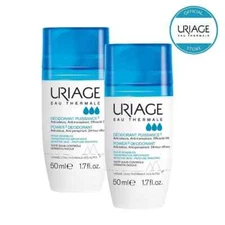 2 X Uriage Power 3 Deodorant 50ml eau thermale hyseac bariesun xemose FREE SHIP
