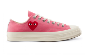 Converse X Comme Des Garcons Play Chuck Taylor 70 Low Pink Mens Sz 3 12 Ebay