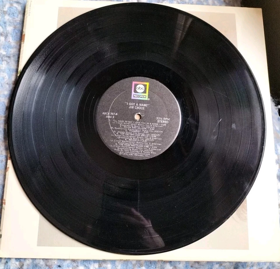 Jim Croce - I Got A Name LP 1973 ABC Records US Import - Image 3 of 4