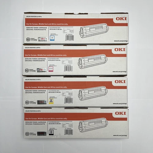 Genuine OKI 458628 Multipack - Full Set of 4 Toner Cartridges (Original)