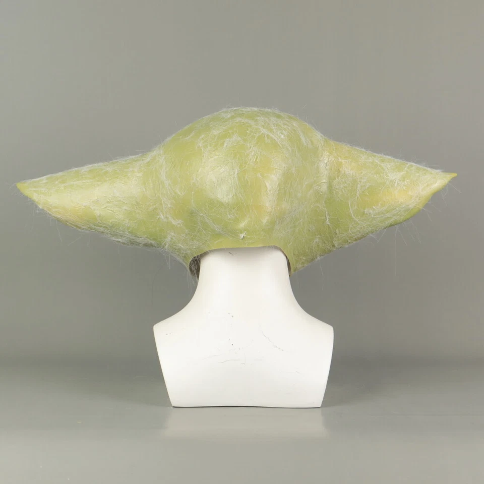 Cosplay The Mandalorian Baby Yoda Máscara Vestido Elegante Casco Accesorios Látex Foto 3 de 4