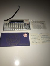 VINTAGE 80s SHARP IQ 3000 CALCULATOR Translator Paperwork Japan Made Rare
