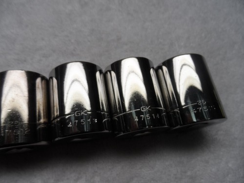 Craftsman 1/2" Drive SAE Shallow Socket Set NOS USA 12pt 10 pcs (1/2 to 1-1/16") - Picture 5 of 14