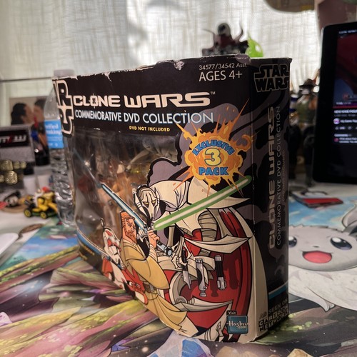 Star Wars Clone Wars Commemorative DVD Collection Obi-Wan Cmdr Cody Grievous - Picture 4 of 8