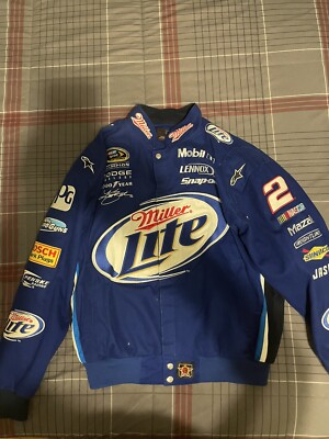 NASCAR Kurt Busch Miller Lite #2 Racing jacket